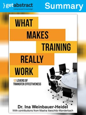 cover image of What Makes Training Really Work (Summary)